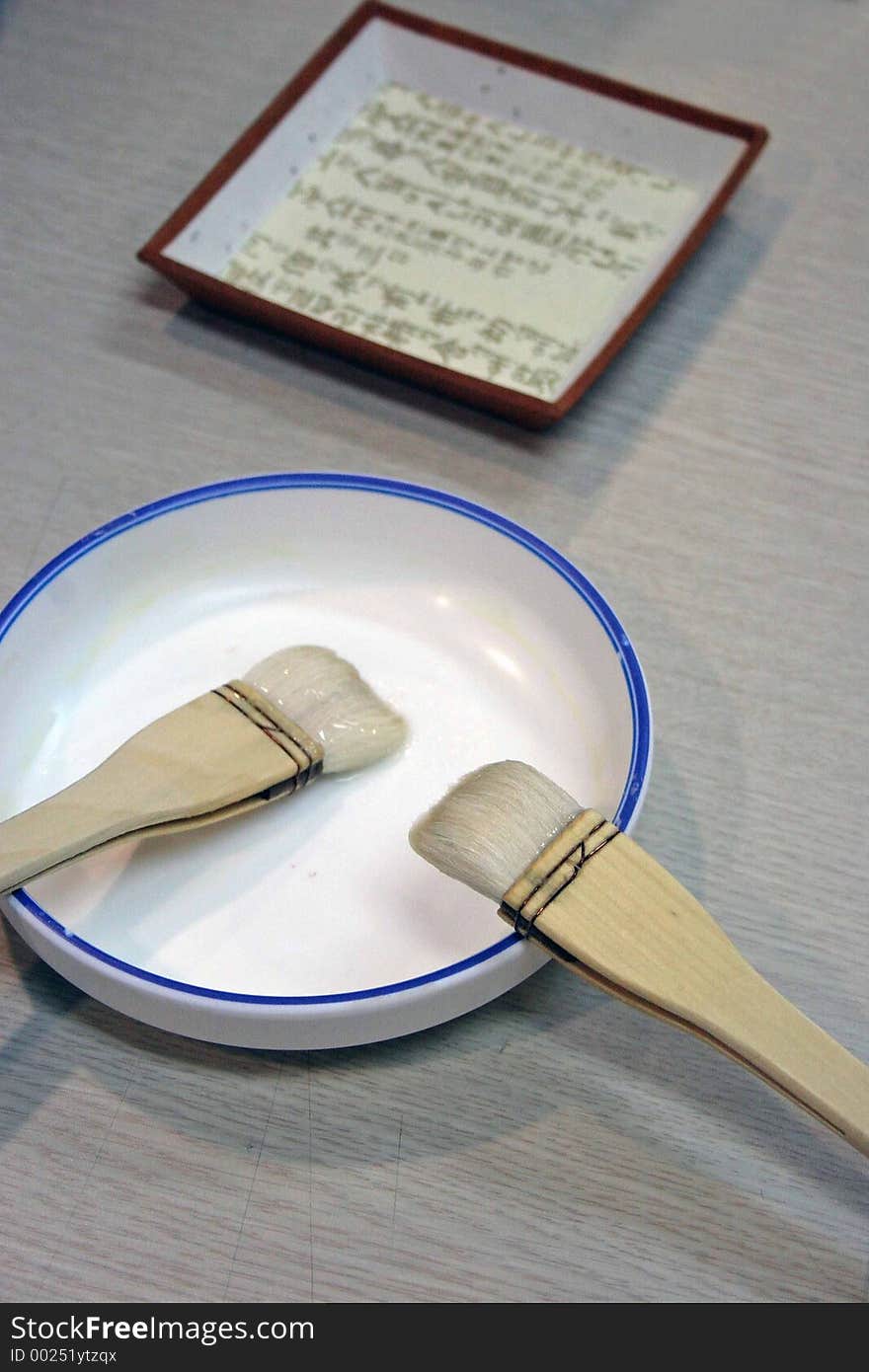 Glue brushes for paper mache. Glue brushes for paper mache