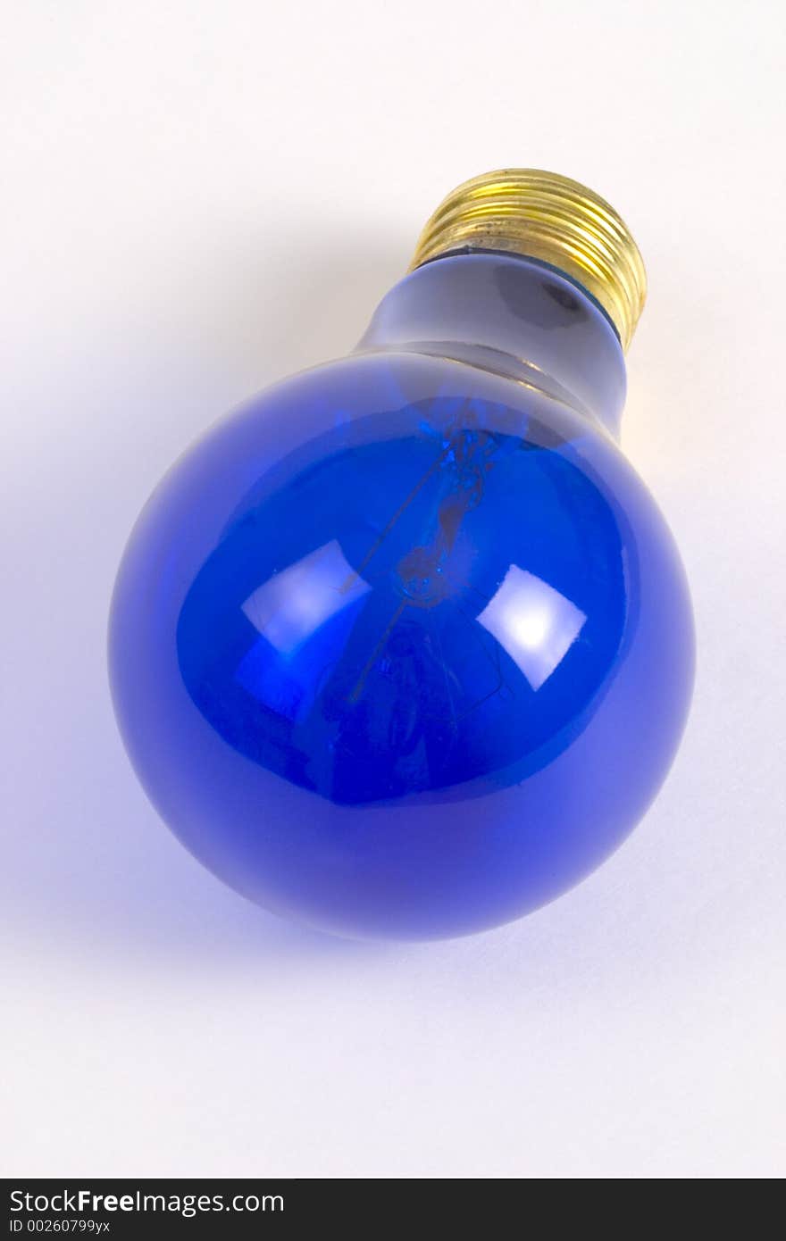 Blue Light Bulb