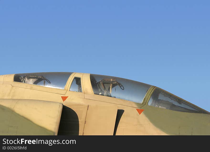 The canopy of an F4 phantom. The canopy of an F4 phantom.