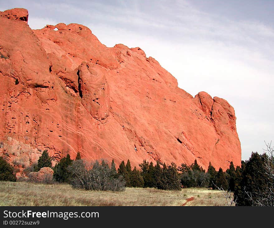 Colorado's Garden of the Gods rock formations. Colorado's Garden of the Gods rock formations