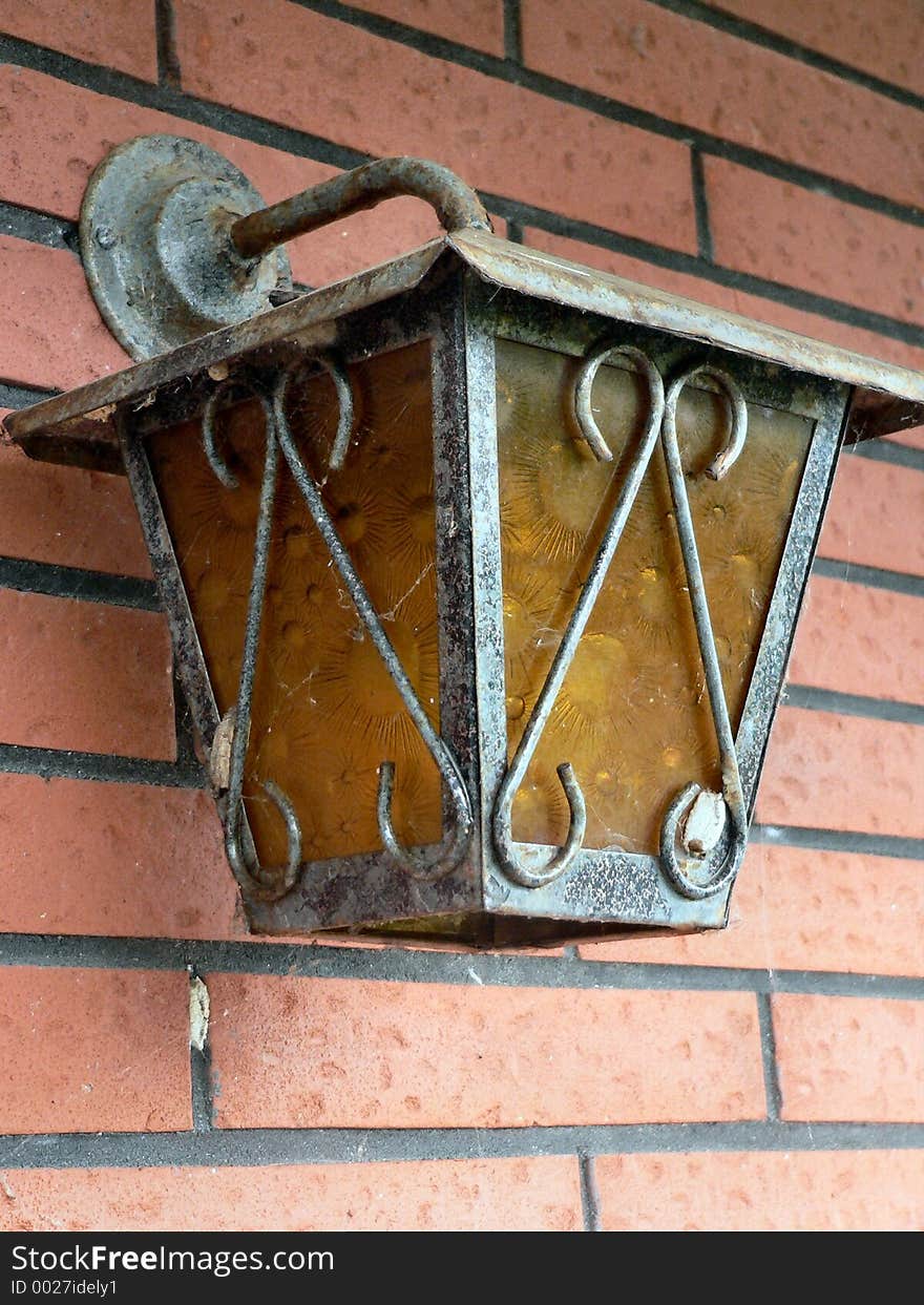 An old lamp