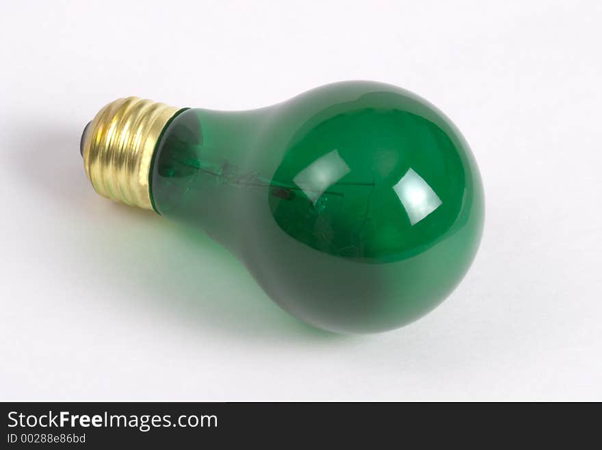 Green Light Bulb