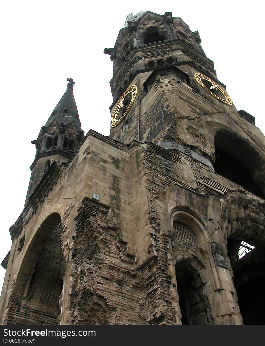 Huge old cathedral in berlin