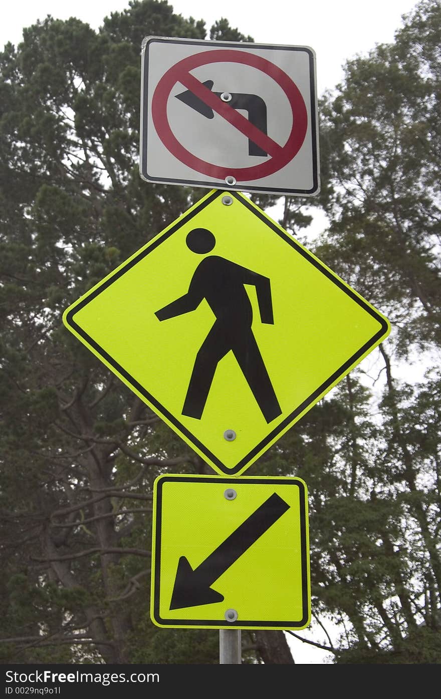 Pedestrian Roadsign