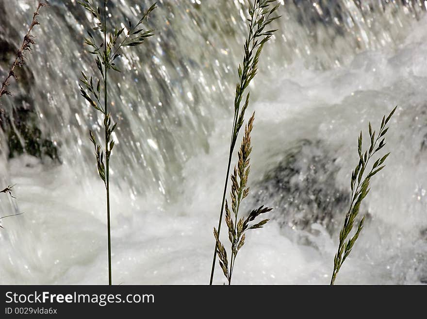 Beside turbulent waters