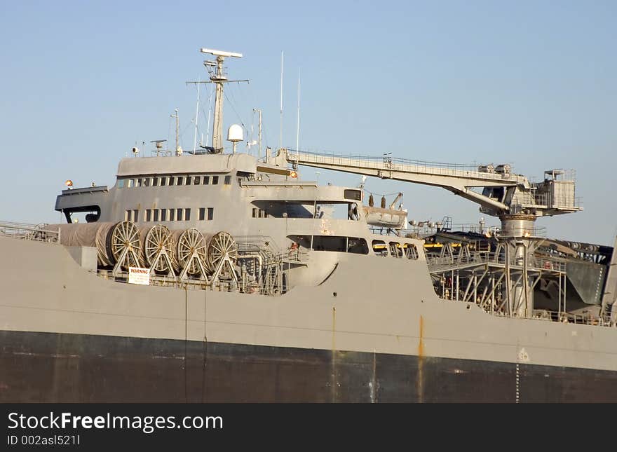 The helm of a large cargo ship. The helm of a large cargo ship.