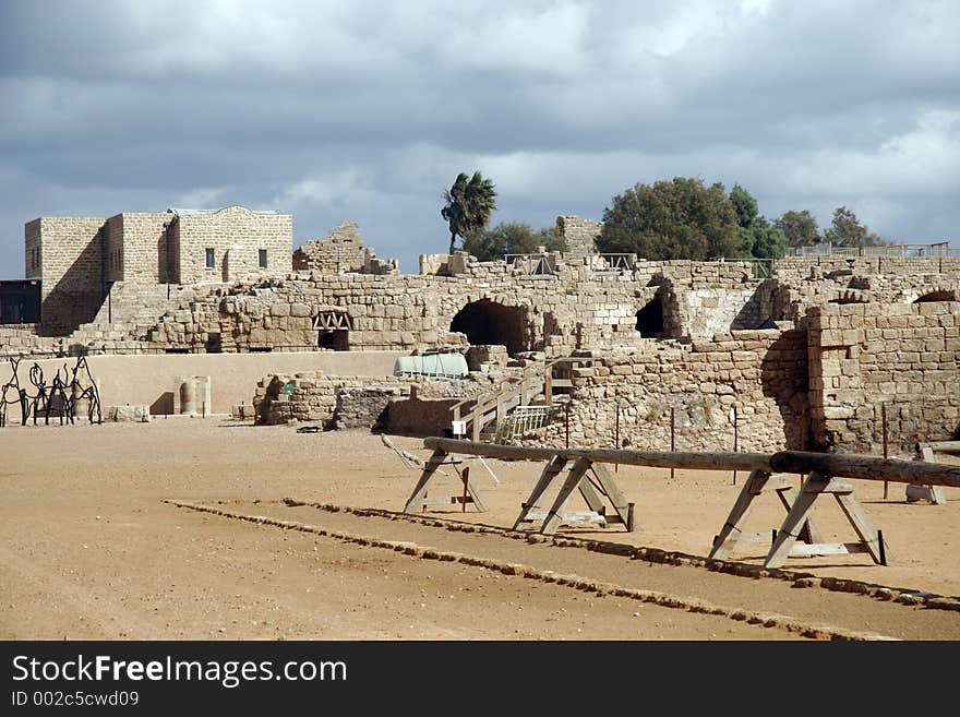 Ruins at Caesarea