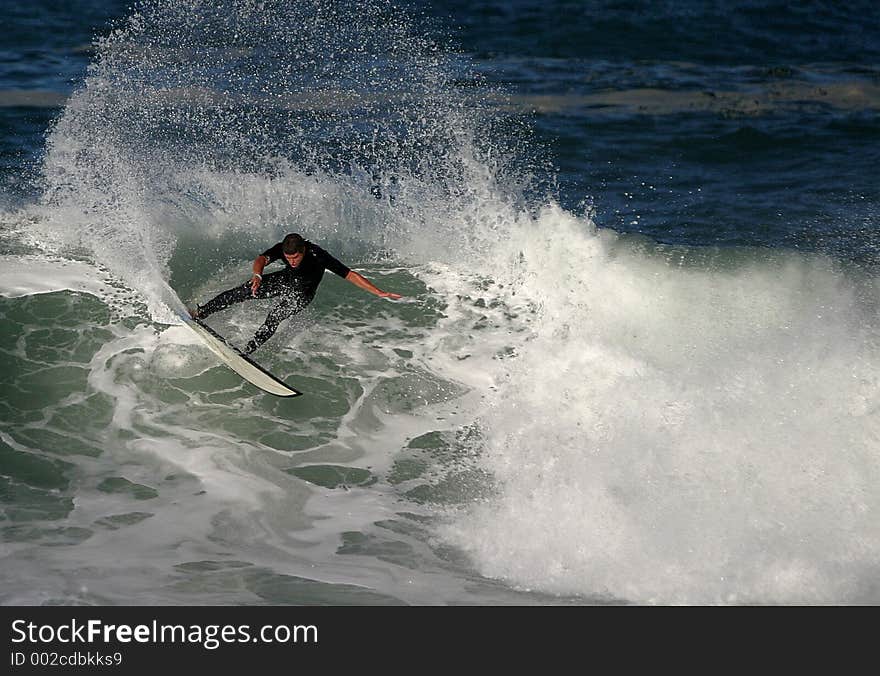 Powerful cut back - Garopaba - Brazil