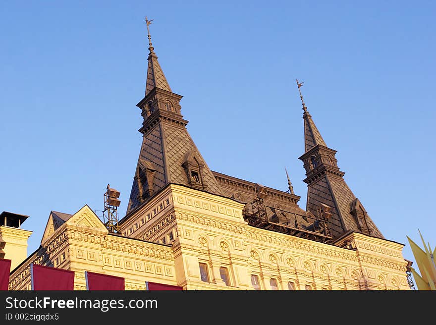 Roof of a building