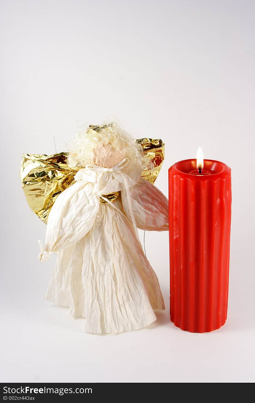 Isolated Christmas items. Isolated Christmas items