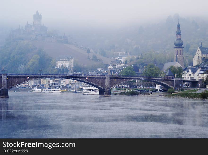 Castle at Cochem on Mosel River, Germany