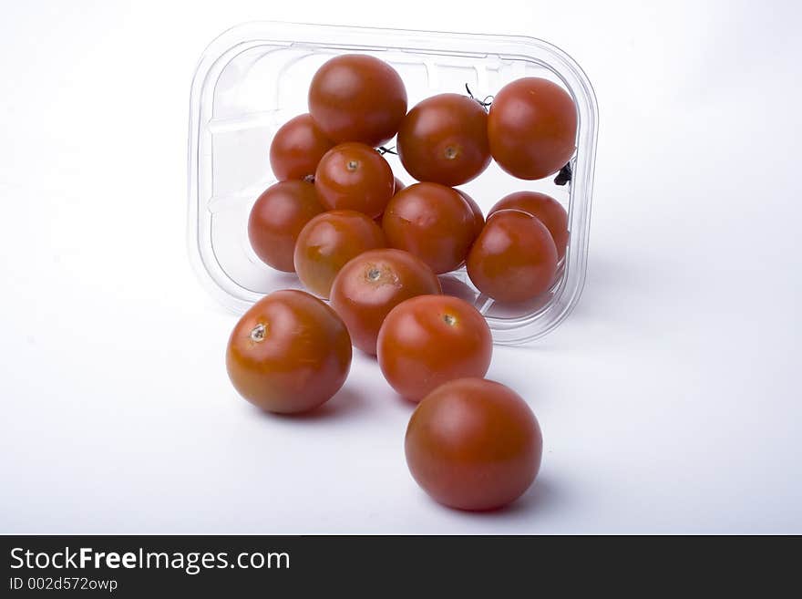 Tomatoes & box. Tomatoes & box