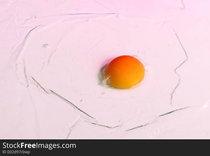 Sunny side up egg background