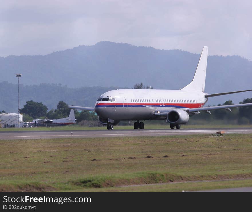 Aeroplane takeoff