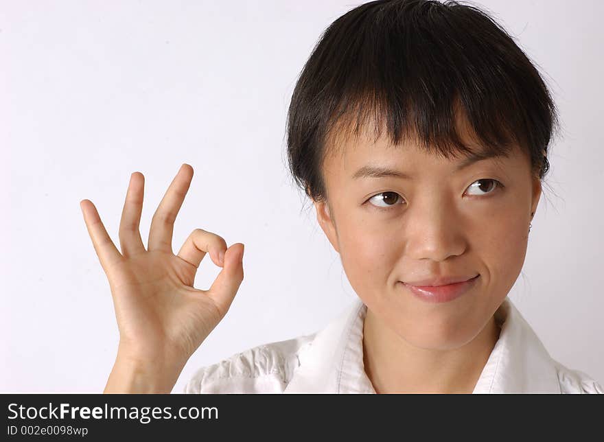 Young chinese woman