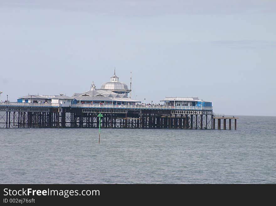 End of the Pier at Llandudno Wales