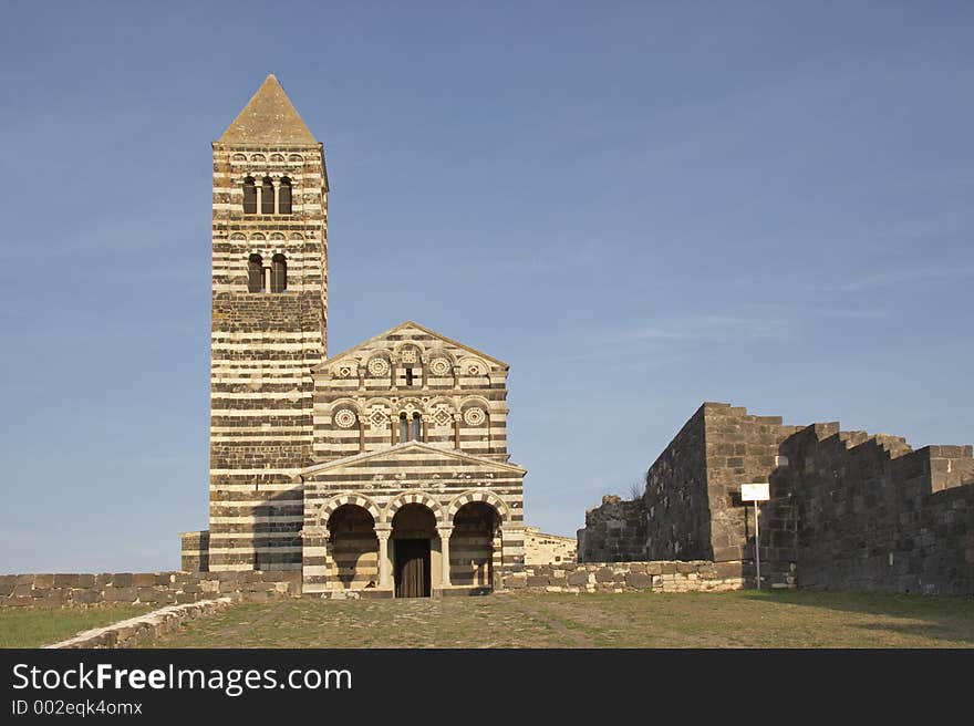 Saccargia Abbey, north of Sardinia, Italy