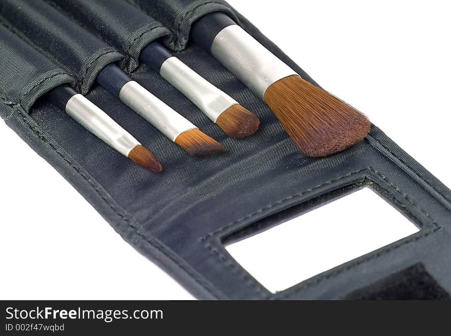 Travel set of brushes