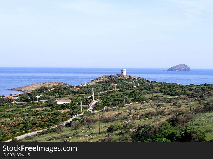 Chia tower san-antiocco italy