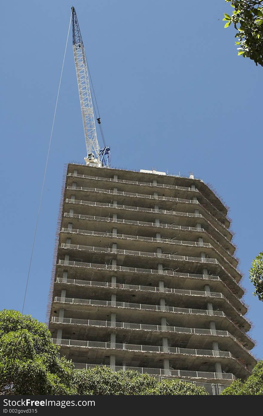 Office Tower Under Construction, Sydney, Australia