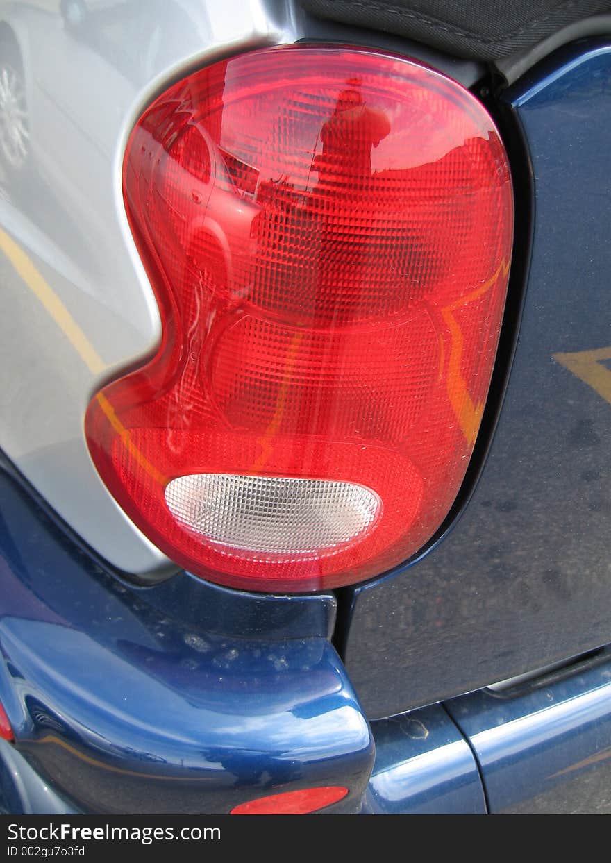 SMART CAR Taillights looking abstract