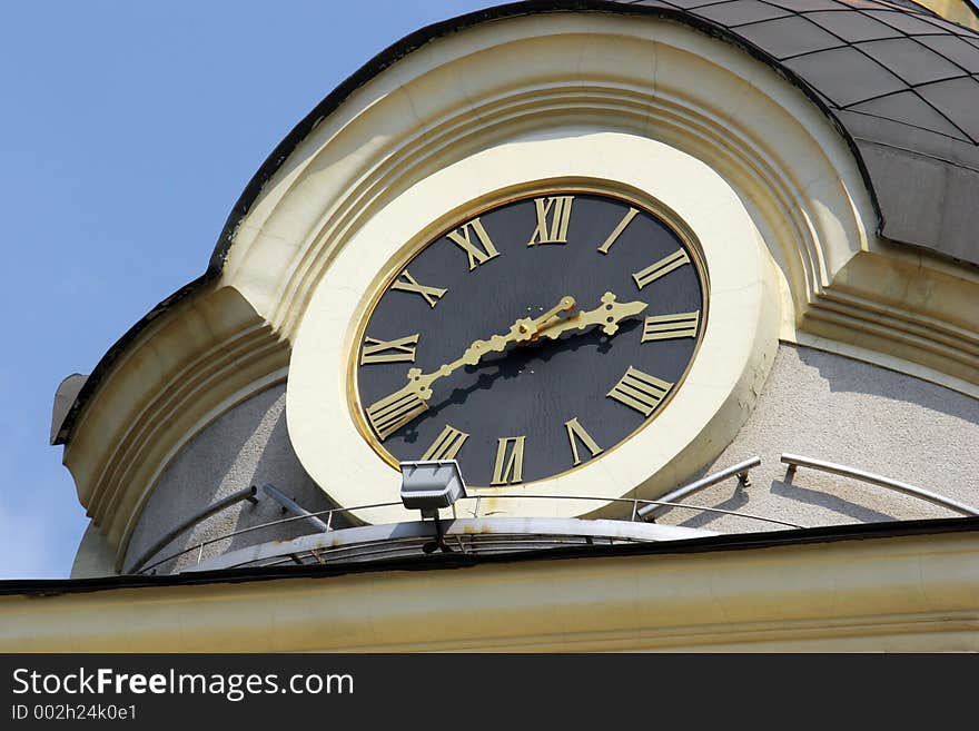 Tower and clock