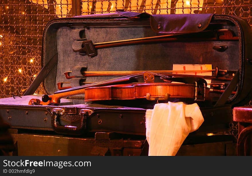 Violin on scène