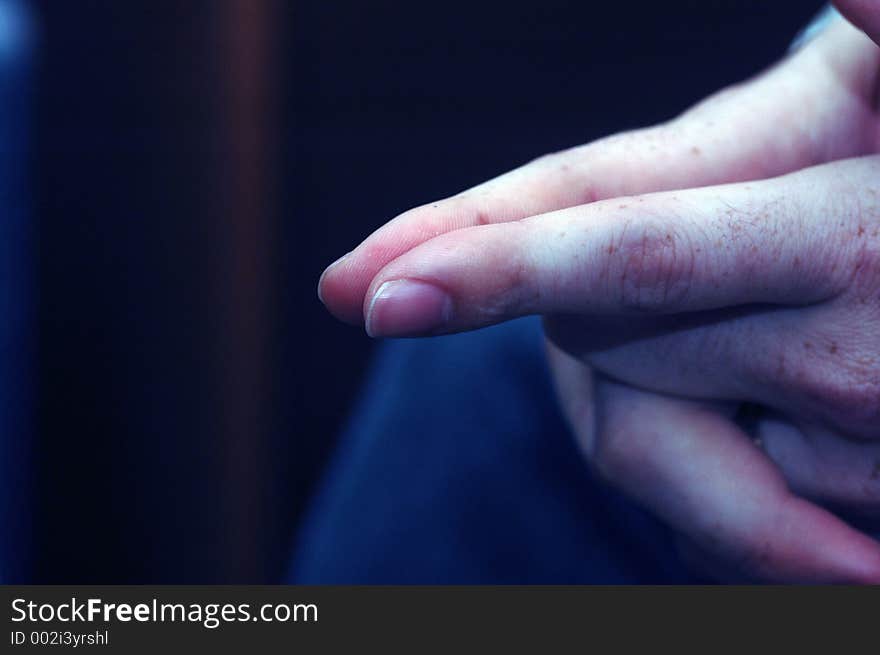 Businessman hands