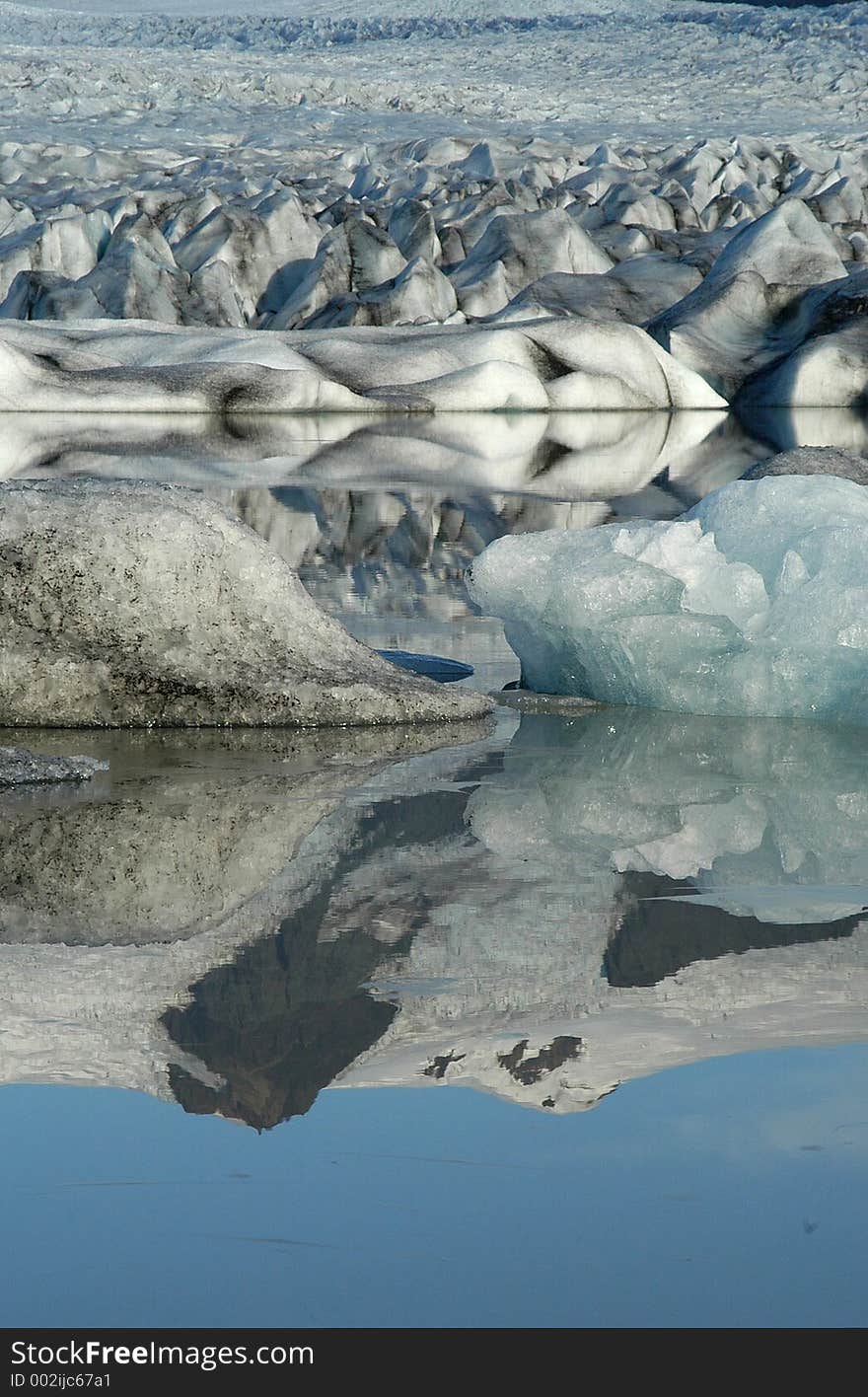 Reflection of Snow Capped Mountain. Reflection of Snow Capped Mountain