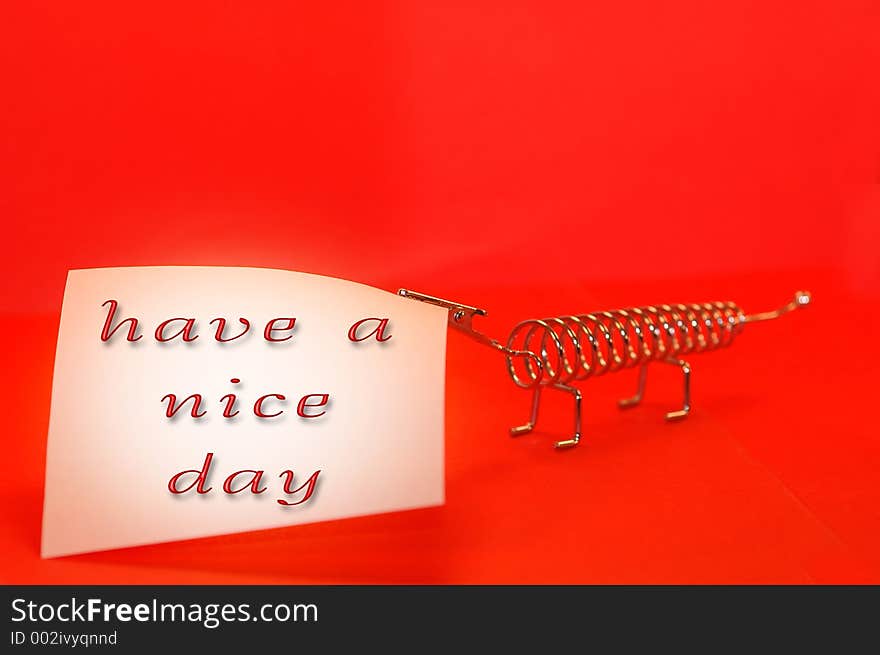 Have a nice day message