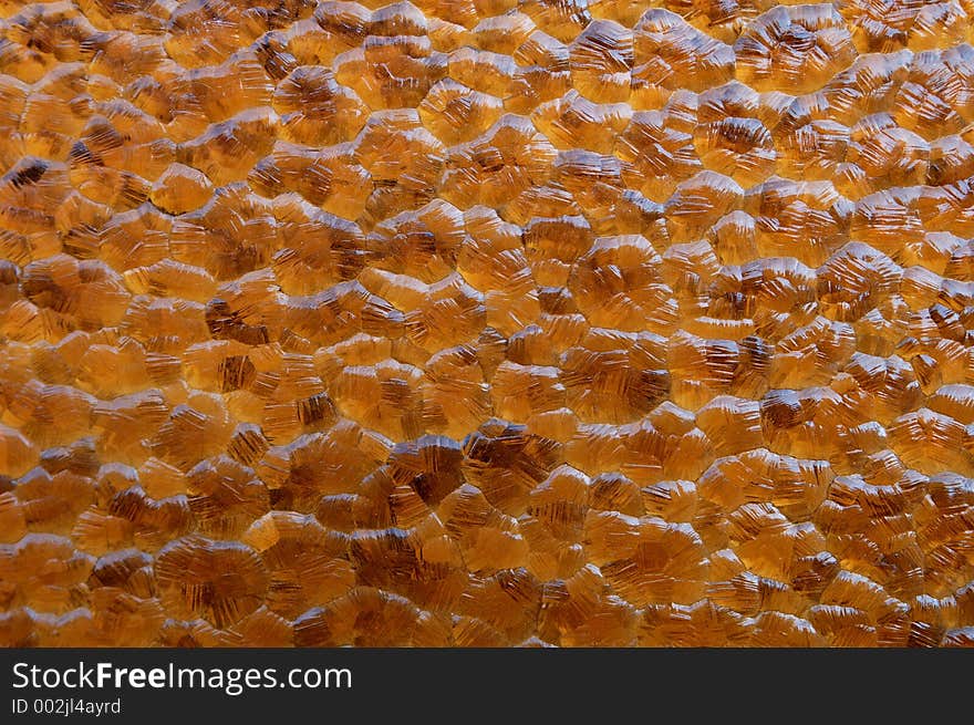 Brown textured glass