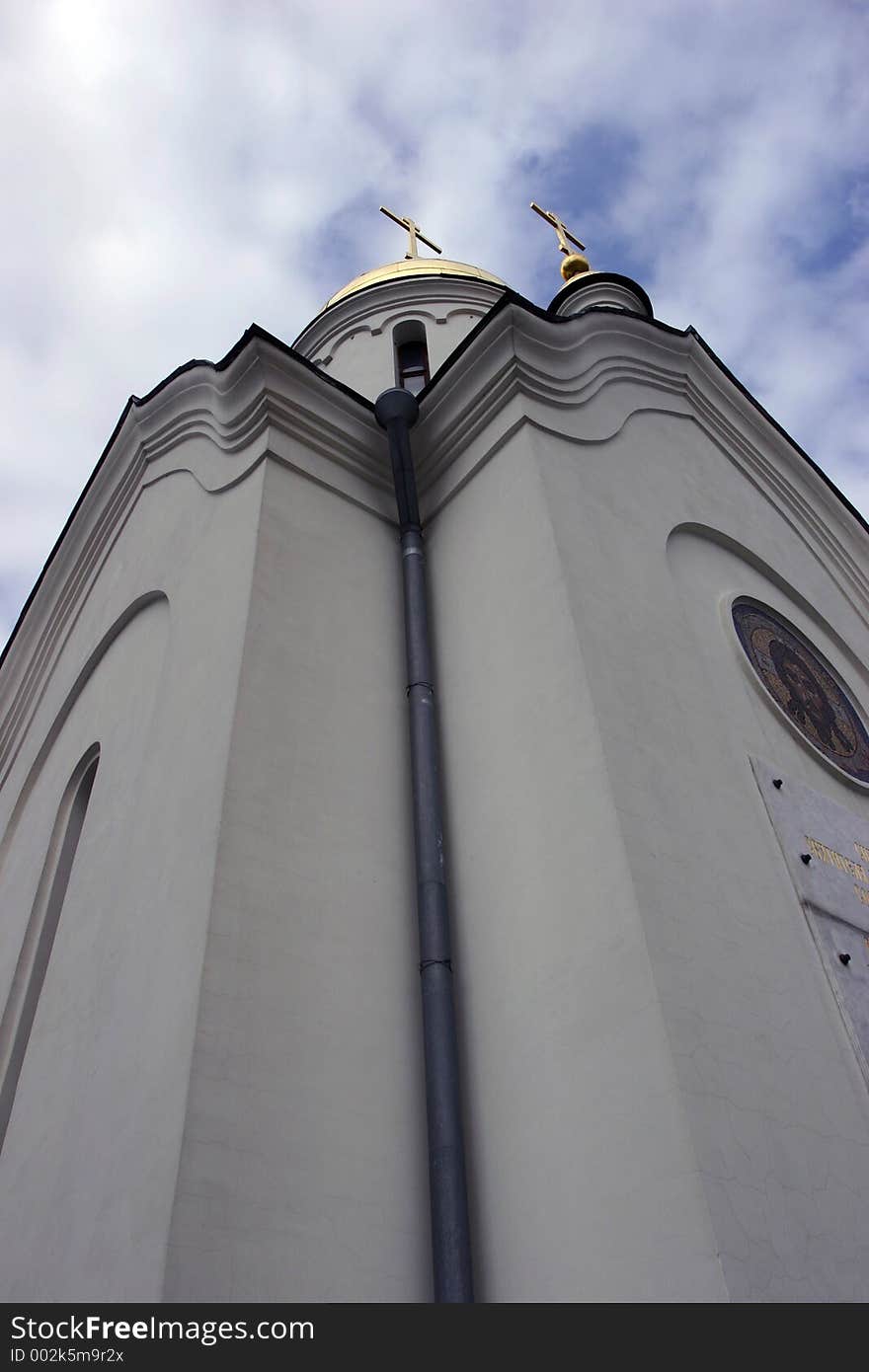 The chapel on Red avenue (Novosibirsk). Center of Russia. The chapel on Red avenue (Novosibirsk). Center of Russia