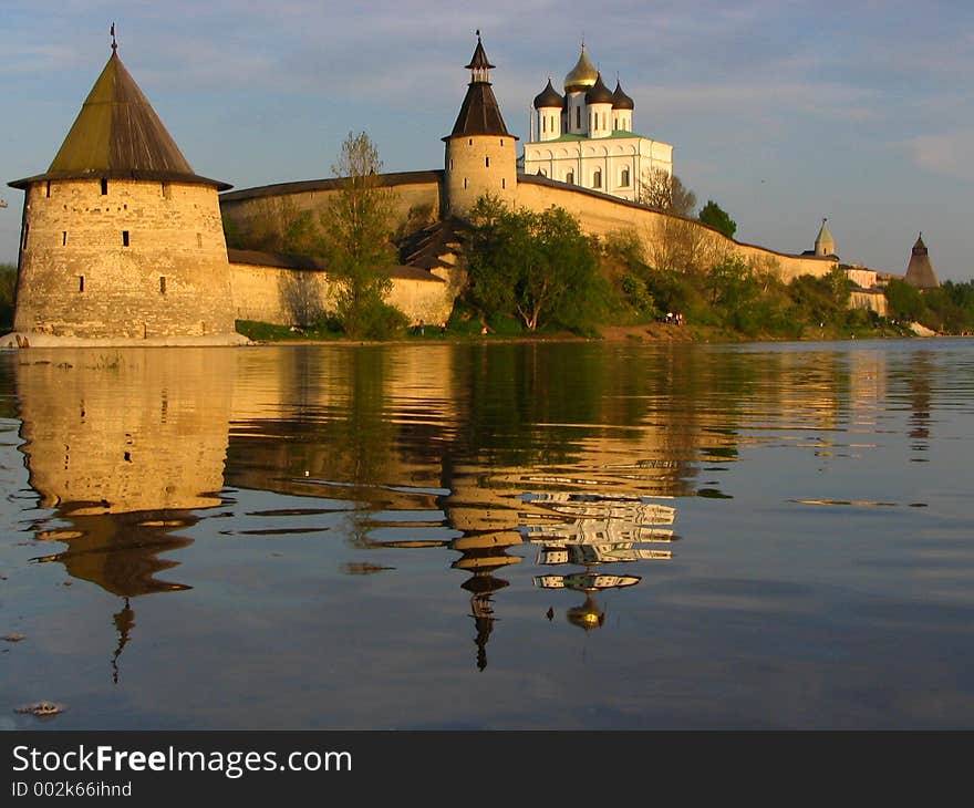 Ancient Russian city created in the ninth century. Ancient Russian city created in the ninth century