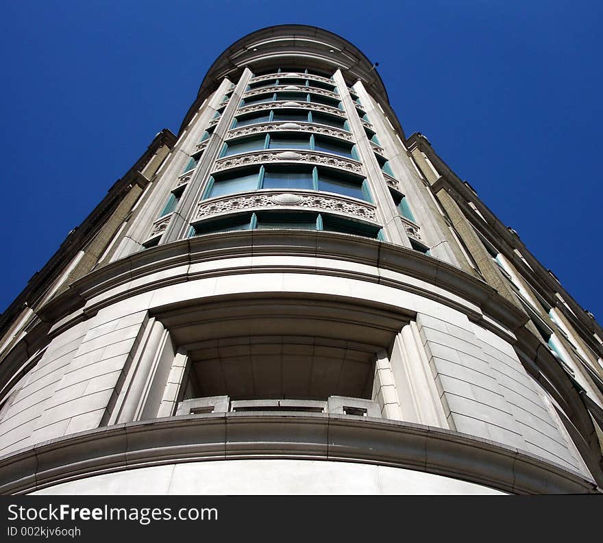 This is one of many office buildings in London's Docklands. This is one of many office buildings in London's Docklands.