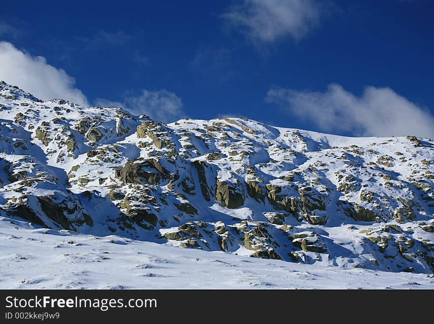 Snowy mountain