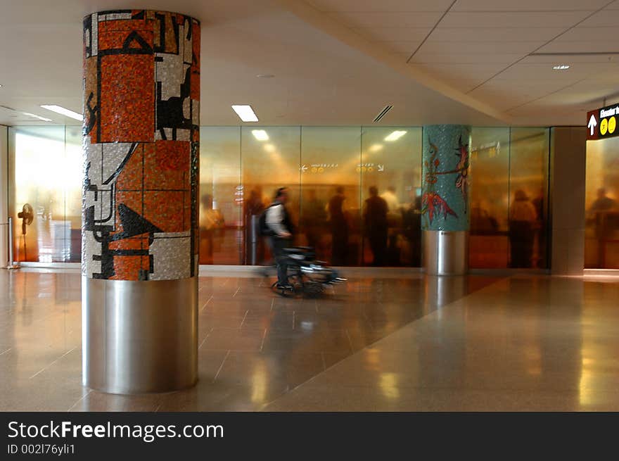 Airport walkway