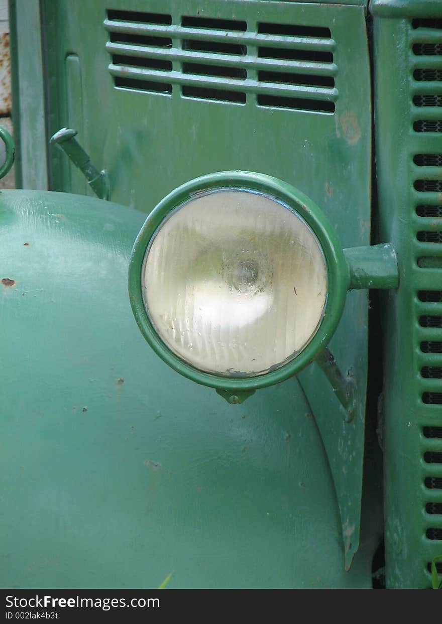 Truck light/lamp found on a farm in Northland,New Zealand. Truck light/lamp found on a farm in Northland,New Zealand