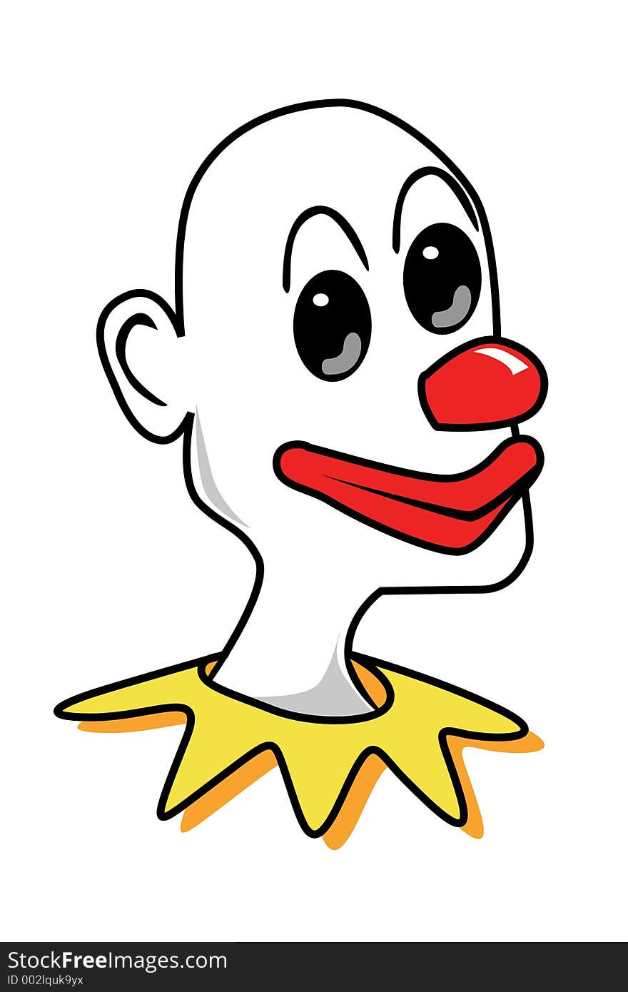 Bald clown