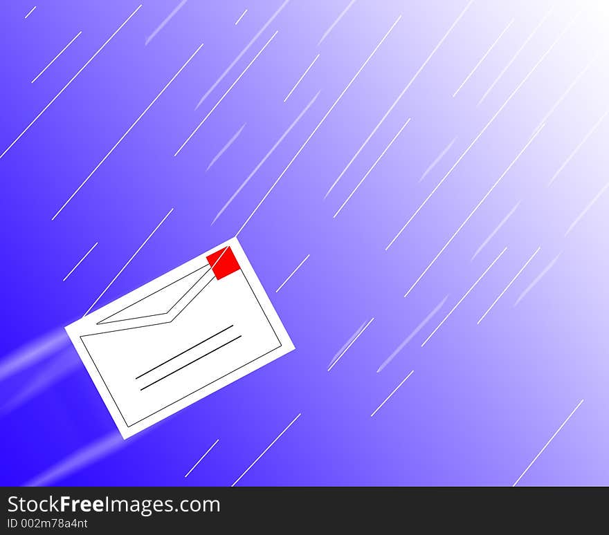 Letter in Rain