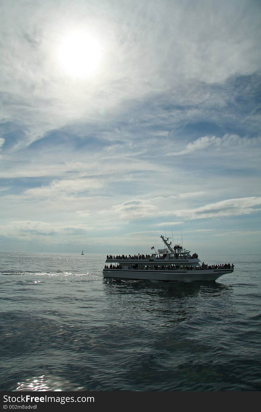 Whale Watching Ship in Cape Cod