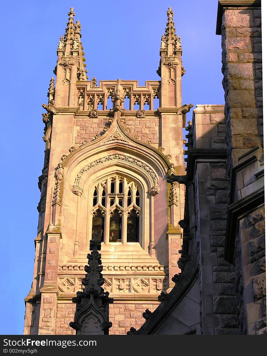 Church Tower in background.