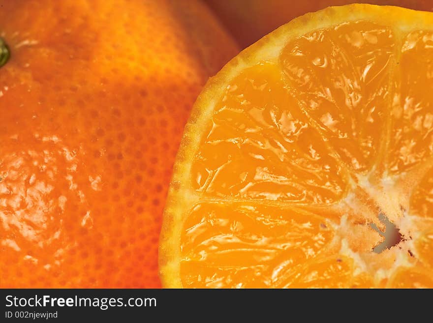 Tangerines close-up. Tangerines close-up