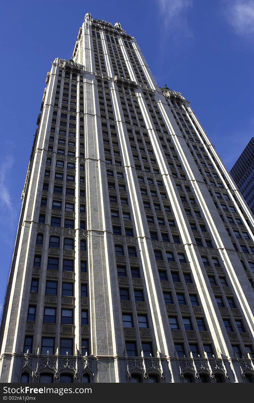 Tall skyscraper, manhattan, new york