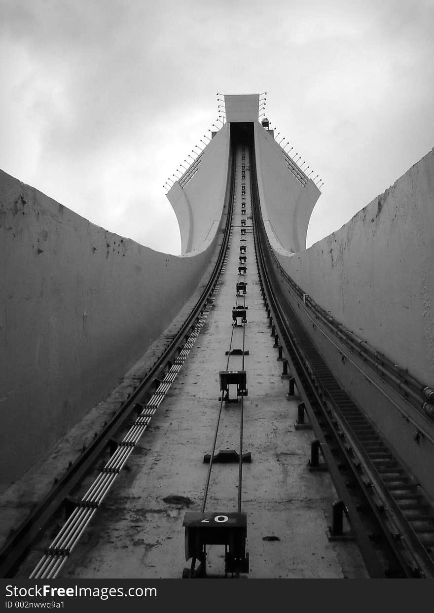 Funicular, Montreal. Funicular, Montreal