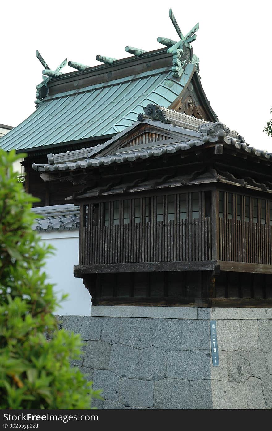 Japanese castle. Japanese castle