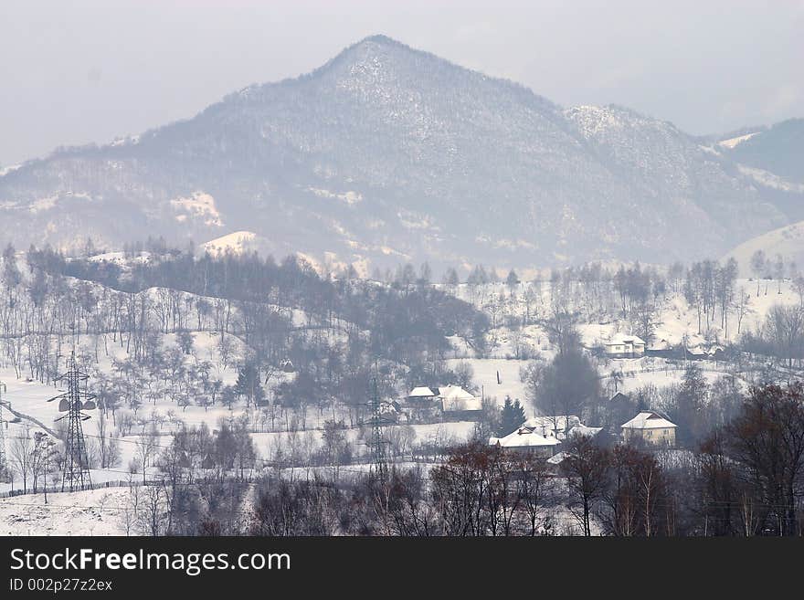 Isolated Houses in Winter