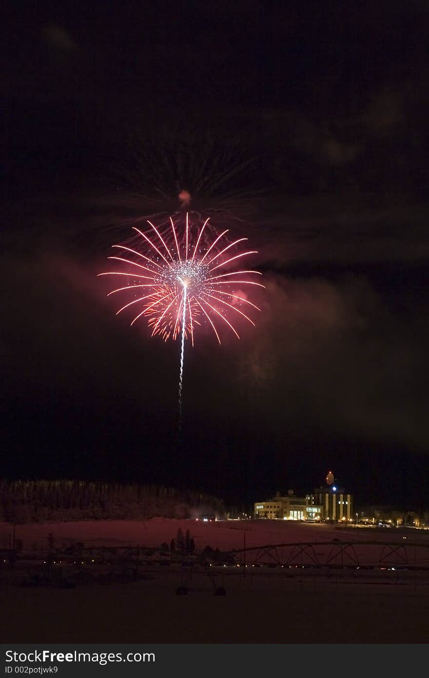 Red Fireworks