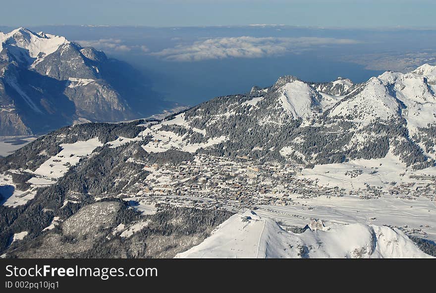 Alps ski resort