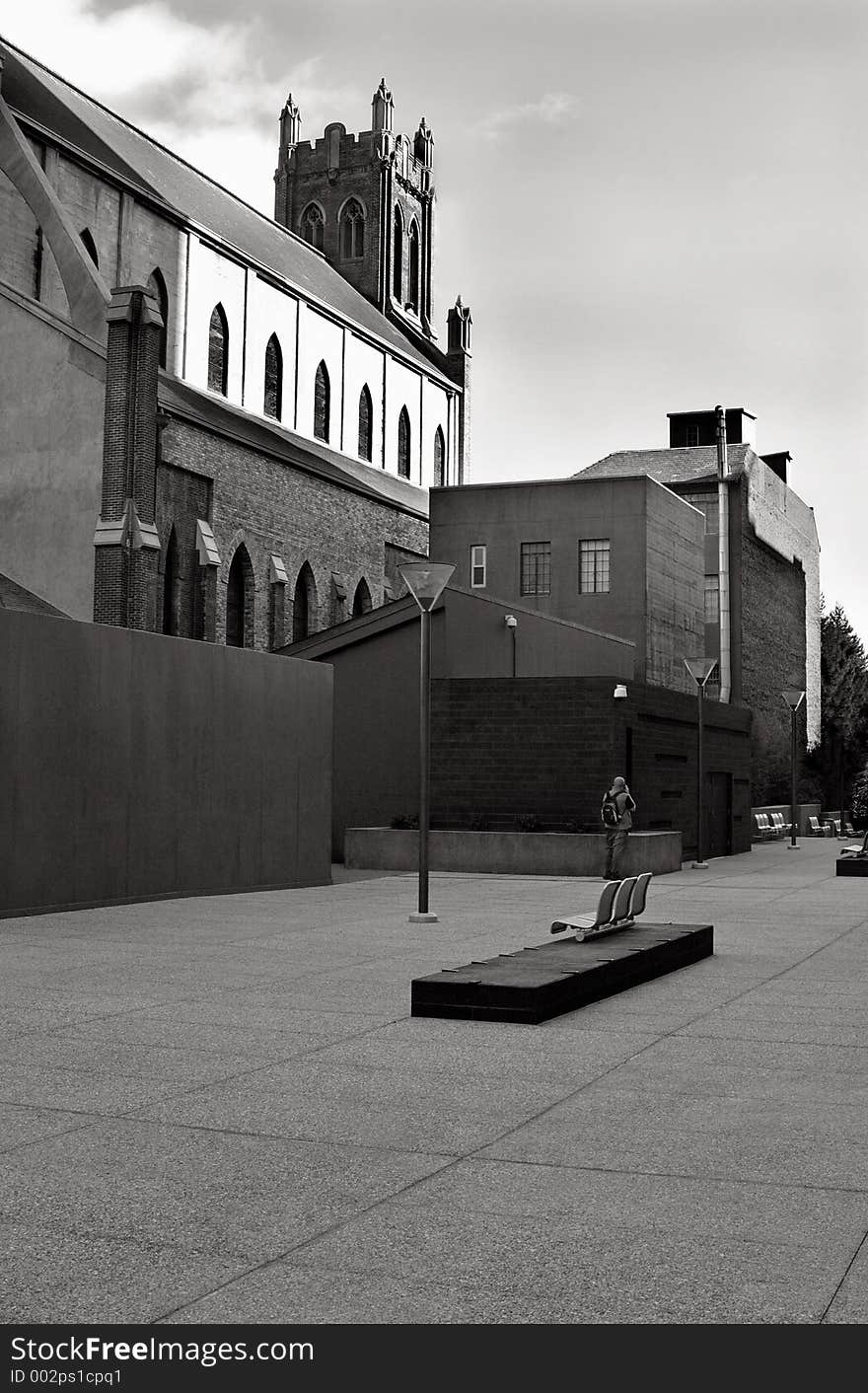 Courtyard and Church