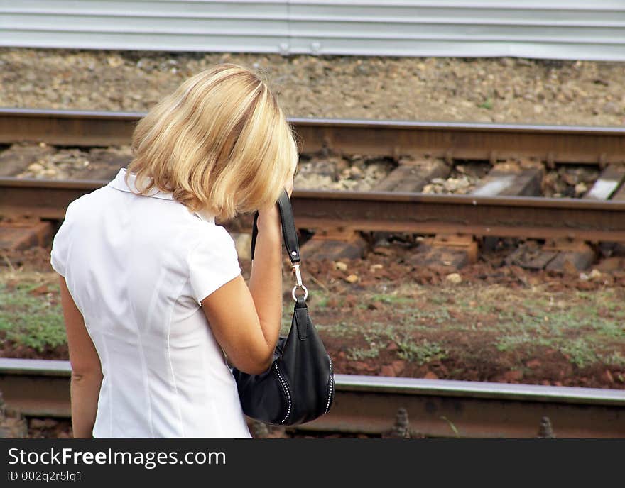 Wait on railway station